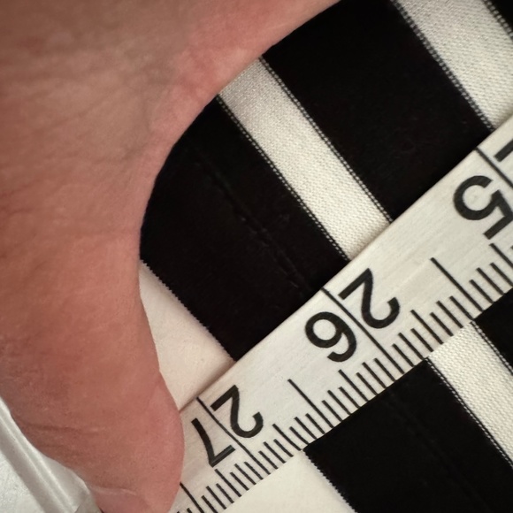 Cogthebigsmoke Dris Stripe Pullover Top Black White M - Picture 10 of 12